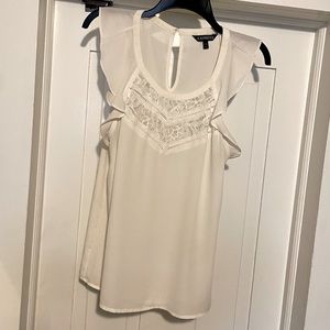 White lace blouse from express